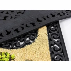 Fußmatte »Coco Twin«, Höhe: 1,3 cm, Rutschfest, Antibakteriell, Kokos
