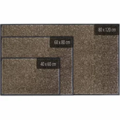 Fußmatte »Perle«, Höhe: 0,9 cm, Rutschfest, Polypropylen (PP)