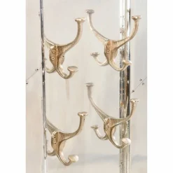 Garderobenpaneel »AIRMAN«, mit 4 Haken, Mangoholz/MDF/Aluminium