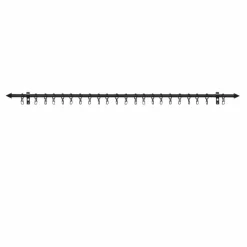 Gardinenstange, Länge: 6 cm, 1-läufig, Metall