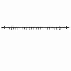 Gardinenstange, Länge: 7,5 cm, 1-läufig, Metall