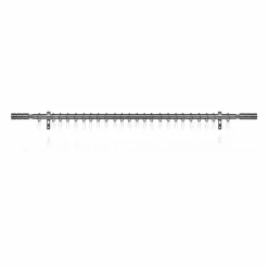 Gardinenstange, Länge: 10 cm, 1-läufig, Metall