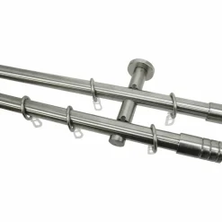 Gardinenstangen-Set »Zylinder«, Länge 1600 mm, Ø 20 mm, Metall