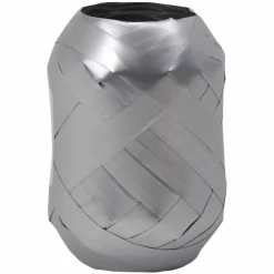 Geschenkband, Polyband, Länge: 2000 cm, silberfarben