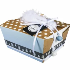 Geschenkboxen, natur, 4 Stück