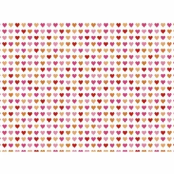 Geschenkpapier Heart to Heart, 2m x 70 cm, rot