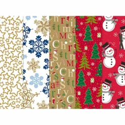 Geschenkpapier, Papier, mehrfarbig