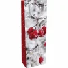 Geschenktasche Frosted Berries, 12x37x8 cm, glänzend