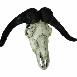 Geweih, Bison, Polyresin, braun/weiß