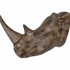 Geweih, Nashorn, Polyresin, braun