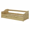Holzbett, BxHxL: 208 x 66 x 97 cm, Kiefernholz