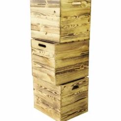 Holzkiste, BxLxH:32 x 38 x 32,5 cm, geeignet für: Kallax und Expeditregale