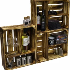Holzregal »Traute«, BxLxH: 16 x 40 x 50 cm, Anzahl Fächer: 3