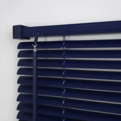 Jalousie, orientblau, Lamellenbreite: 25 mm