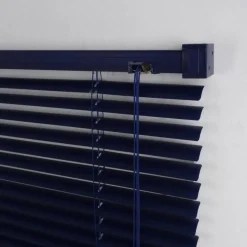 Jalousie, orientblau, Lamellenbreite: 25 mm