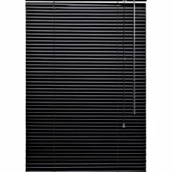 Jalousie, Schwarz, 90x160 cm