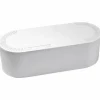 Kabelbox, groß, Weiß, oval, 415 x 165 x 135 mm