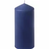 Kerze »glatte Ware«, bluejeans, einfarbig, 1 Stück