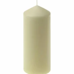 Kerze »glatte Ware«, champagner, einfarbig, 1 Stück