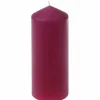 Kerze »glatte Ware«, pink, einfarbig, 1 Stück