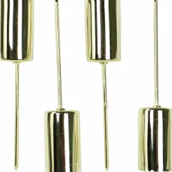 Kerzenhalter, Höhe: 11 cm, Metall, 4 Stück