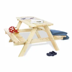 Kindersitzgarnitur, BxHxL: 119 x 65 x 118 cm, natur