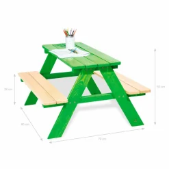 Kindersitzgarnitur, BxHxL: 79 x 50 x 90 cm, grün
