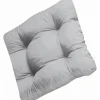 Kissen »Flockenkissen«, Flockenkissen, braun, Uni, BxL: 40 x 40 cm