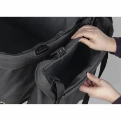 Klappbollerwagen-Tasche, BxHxT: 50 x 26 x 15 cm, anthrazit