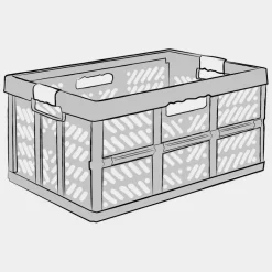 Klappbox »Ben«, BxHxL: 37 x 28 x 54 cm, Kunststoff