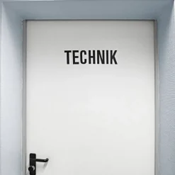 Klebebuchstabe, Buchstabe D, schwarz