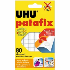 Klebepad »Patafix«, 80 Stück, weiß