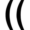 Klebesymbol, Klebesymbol, schwarz