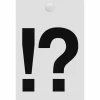 Klebesymbol, Klebesymbol!?, schwarz