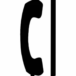 Klebesymbol, Klebesymbol TEL, schwarz