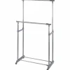 Kleiderständer »Twin Bars «, Metall, chromfarben/Grau