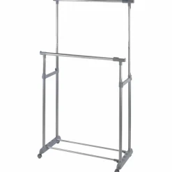 Kleiderständer »Twin Bars «, Metall, chromfarben/Grau