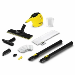 Kompakter 2-in-1-Dampfmopp SC 1 EasyFix, max. 3,0 bar, 1200 W Heizleistung, ca. 20 m² Flächenleistung