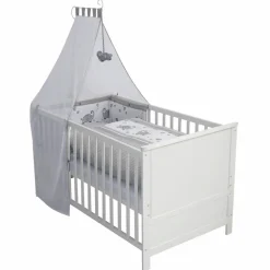 Komplettbett, (BxL): 79,2 cm x 152 cm, Holz, weiß
