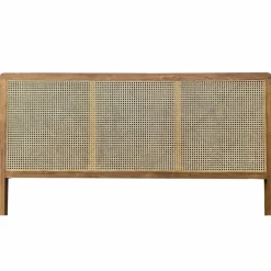 Kopfteil »Romanteaka«, BxL: 200 x 4 cm, Teakholz/Rattan