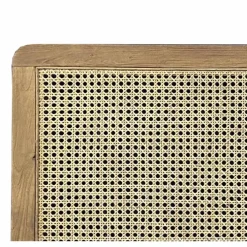 Kopfteil »Romanteaka«, BxL: 200 x 4 cm, Teakholz/Rattan