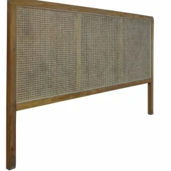 Kopfteil »Romanteaka«, BxL: 200 x 4 cm, Teakholz/Rattan