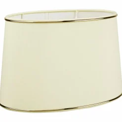 Lampenschirm, Gold | Creme, 15x25 cm