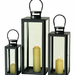 Laterne, Eisen, transparent