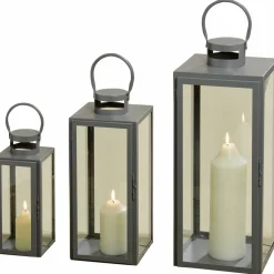 Laterne, Eisen, transparent