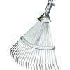 Laubbesen, Arbeitsbreite: 30 cm, Metall, silberfarben