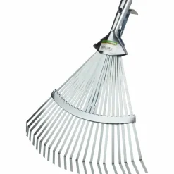 Laubbesen, Arbeitsbreite: 30 cm, Metall, silberfarben