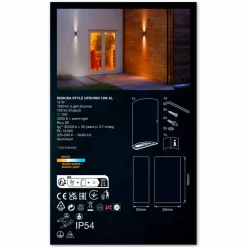 LED-Außenleuchte ENDURA® STYLE UPDOWN