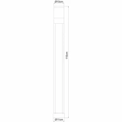 LED-Außenstandleuchte Nexa