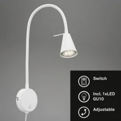 LED-Bettleuchte »TUSA«, ø: 8 cm, 4 W, 230 V
